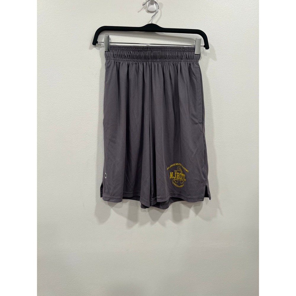 Holloway Athletic Shorts Boys Medium Gray NJROTC Delaware Military Academy